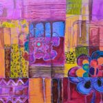 Between pattern and bloom