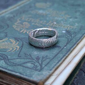 Silver Cuttlefish Band Ring